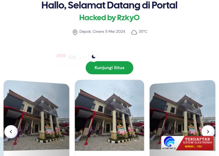 Hacked! cinere.depok.go.id