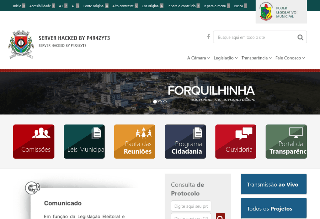 Hacked! camaraforquilhinha.sc.gov.br