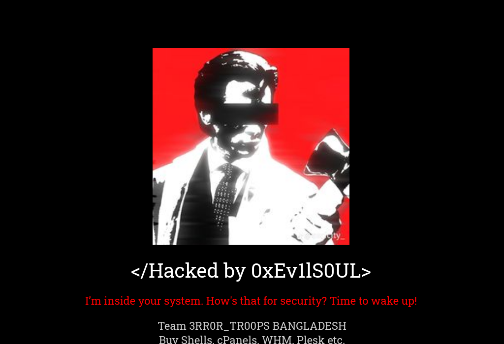 Hacked! potipisan.go.th