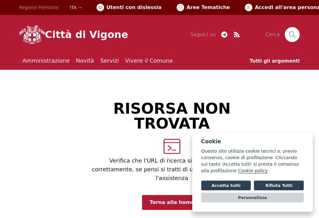 Hacked! comune.vigone.to.it